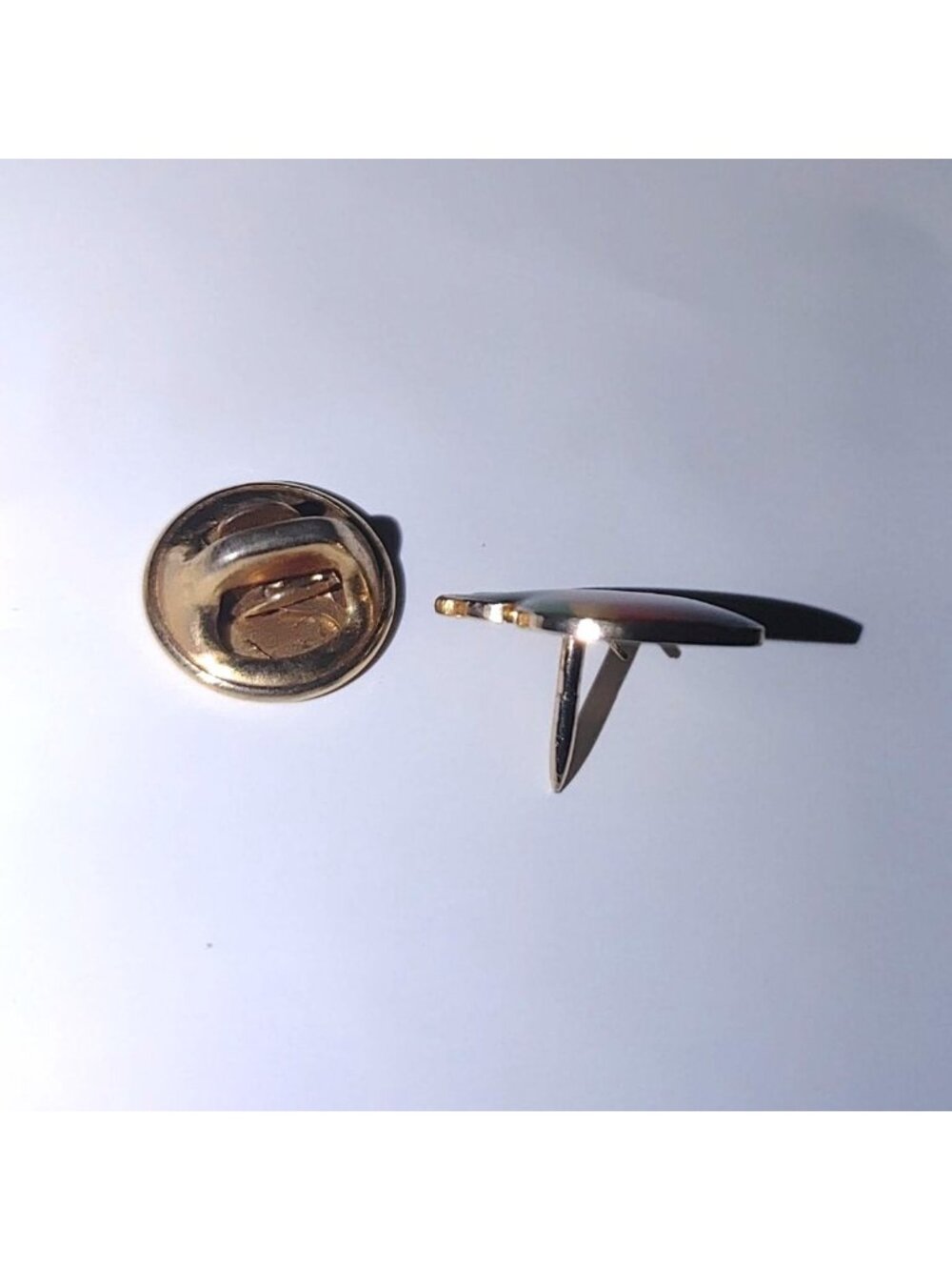 Rainbow Macintosh Apple Logo Pin Tack Lapel Vintage Gold Tone Retro Collectible - Picture 10 of 14